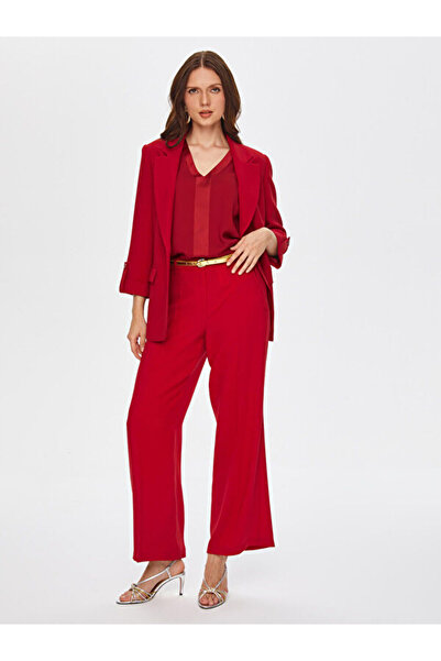 Faik Sönmez Kolu Apoletli Şık Krep Ceket 69204