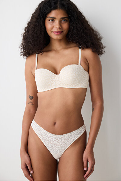 Penti Easy Lace Shape Krem Tanga Külot