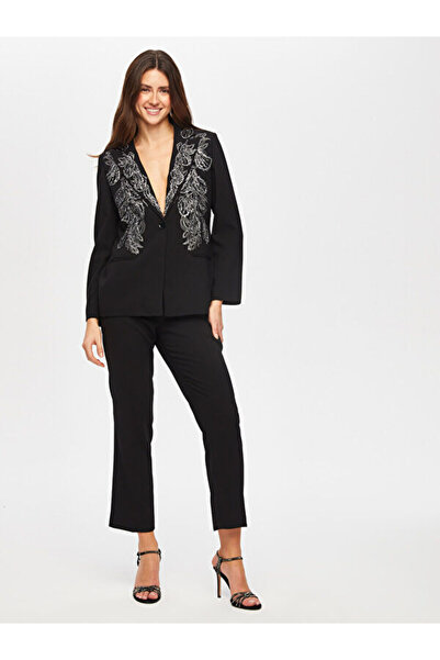 Faik Sönmez Simli Nakış Detaylı Abiye Ceket S25CKT001