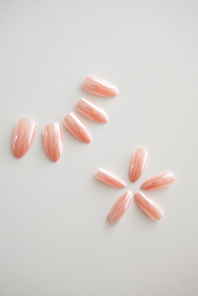 Ocean Takma Tırnak Seti Ayna Tozu Görünümlü Korean Models