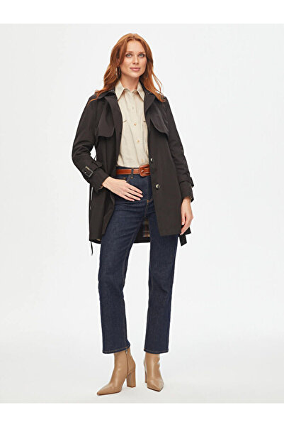 Faik Sönmez Kareli Astarlı Trençkot 69527