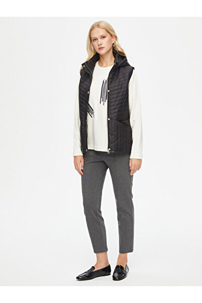 Faik Sönmez Ray Kapitoneli Kapüşonlu Kapitone Yelek 69450