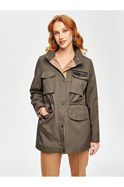 Faik Sönmez Cebi Metal Aksesuarlı Trençkot 69521