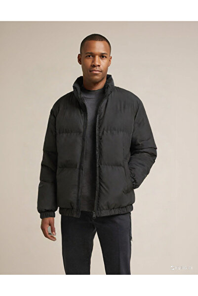 GAREN Чорний водонепроникний бомбер унісекс оверсайз