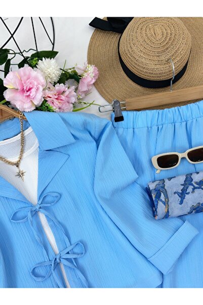 YEDİLALE MERVE SKIRT JACKET ΣΕΤ ΔΙΠΛΟ [χαλαρό ύφασμα]