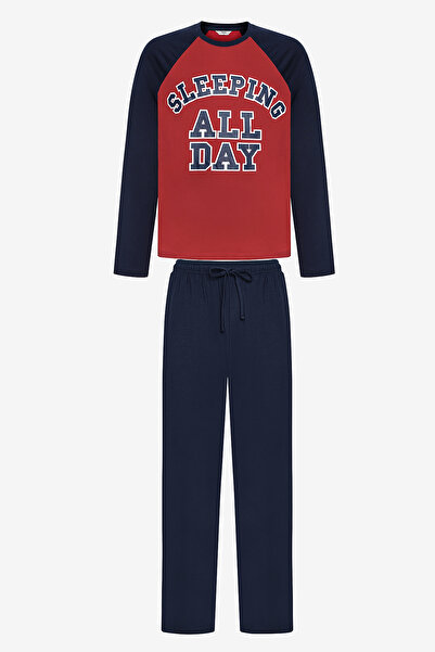 Penti Sleep All Day Πολύχρωμο Σετ Πιτζάμα Παντελόνι