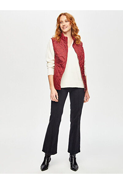 Faik Sönmez Zincir Nakış Detaylı Kapitone Yelek 69453