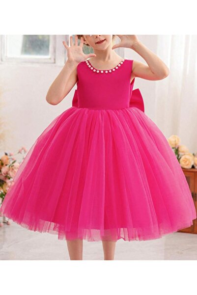 nsmkidslife Rochie cu perle cu rever pentru fete Modelul nostru violet Ziua d...