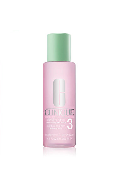 Clinique 3 Steps, Clarifyng Lotion NR.3-Exfoliating Tonic Lotion, Oily/Combination Skin, 400 ml