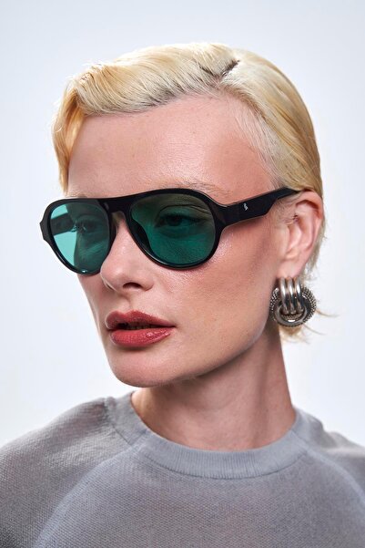 Bilge Karga Çardak Black Green Sunglasses