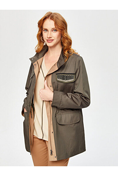 Faik Sönmez Cebi Metal Aksesuarlı Trençkot 69521