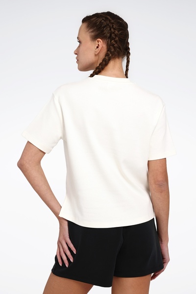 Reebok Sera Tee Ecru Women's Short Sleeve T-Shirt