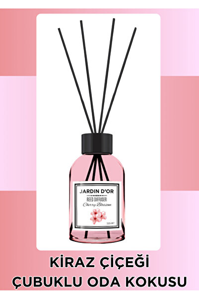 JARDIN D'OR Kiraz Çiçeği Çubuklu Oda Kokusu Cherry Blossom Reed Diffuser 110 ml