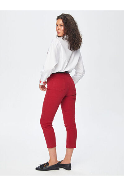 Faik Sönmez Slim Fit Coton Parça Boya Pantolon 69048