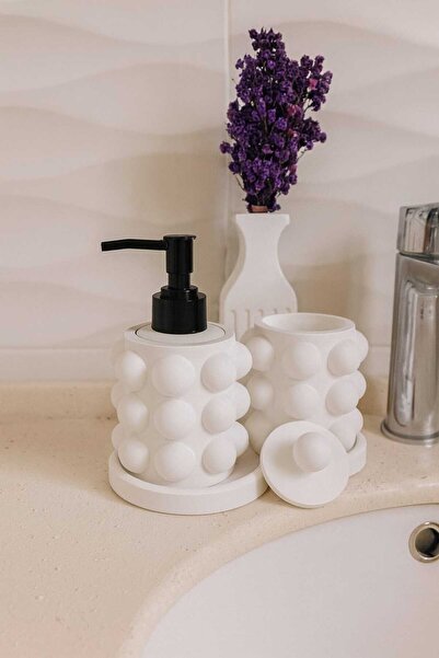 Karra Art Σετ δοσομετρητή υγρού σαπουνιού από σκυρόδεμα