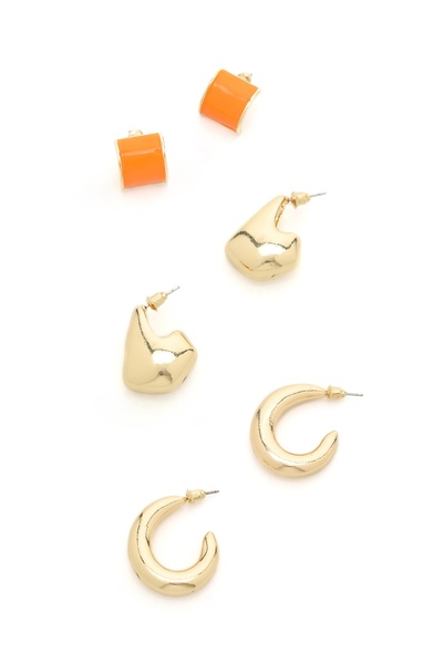 Nine West DAILYEARING 5FX Sarı Kadın Küpe