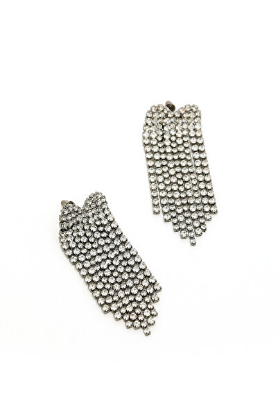 Nine West SHINYHEART 5FX Gri Kadın Küpe