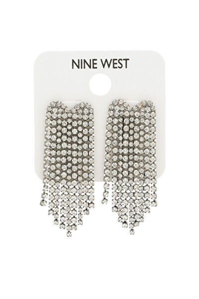 Nine West SHINYHEART 5FX Gri Kadın Küpe