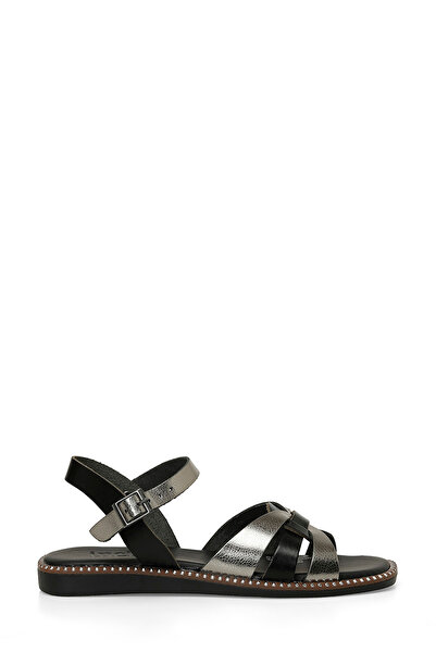 İnci ARIA 5FX Siyah Kadın Düz Sandalet