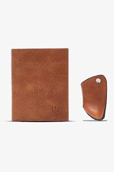 Getto Deri Araba Ruhsatlığı ve Anahtarlık Hakiki Deri Set Kişiye Özel İsim Ba...