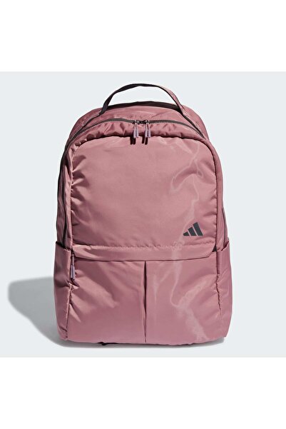 adidas حقيبة ظهر نسائية وردية اللون لليوغا (Hz5943)