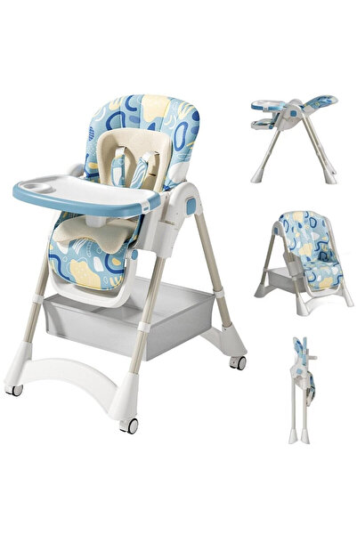 Smart Vibe KinderVibe 6+ M Πτυσσόμενο Καρεκλάκι Φαγητού, 4 σε 1, Ρυθμιζόμενη Πλάτη, Αφαιρούμενος Δίσκος, Ζώνη 5, Πολλαπλές