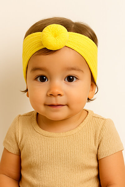 Eray Kids Girl's Daily Bandana Set with Bun (Age 2-5)