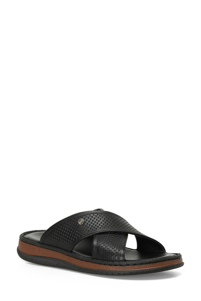 İnci Inci Valera 5Fx Black Men's Slippers