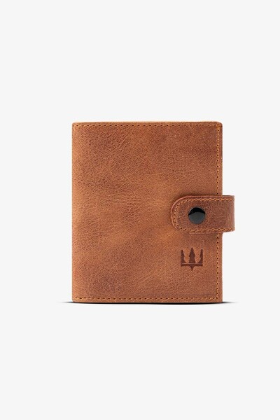 Getto Deri Space Hakiki Deri Çıt Çıtlı Kişiye Özel İsim Baskılı Cüzdan