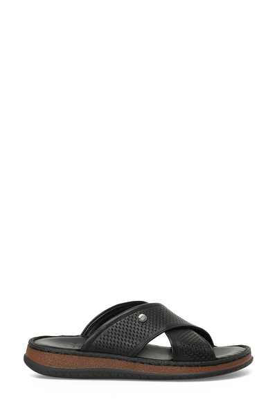 İnci Inci Valera 5Fx Black Men's Slippers