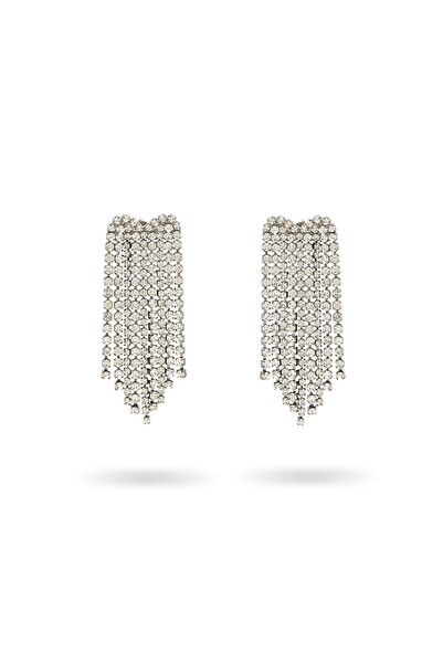 Nine West SHINYHEART 5FX Gri Kadın Küpe