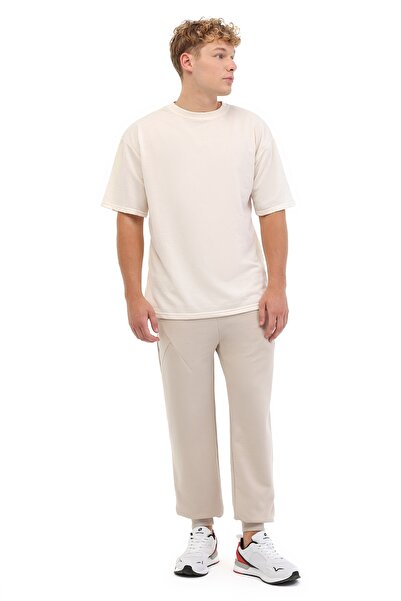 Lotto M-Zuma Jogger 5Fx Beige Men's Sweatpants