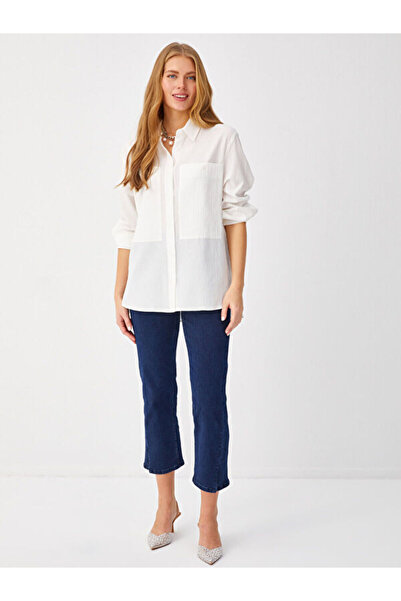 Faik Sönmez Kendinden Dokulu Düğme Detaylı Tunik 68689