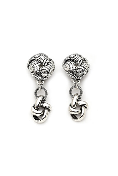 Mon Reve Universe Gümüş Kaplama Klips Küpe