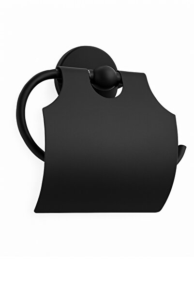 drk حامل ورق تواليت فاخر من Adnoss Jule مع غطاء أسود - حامل ورق تواليت مع غطا...