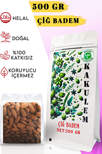 Kakulem SERTİFİKALI Çıtır Taze Datça Çiğ Badem 500 GR