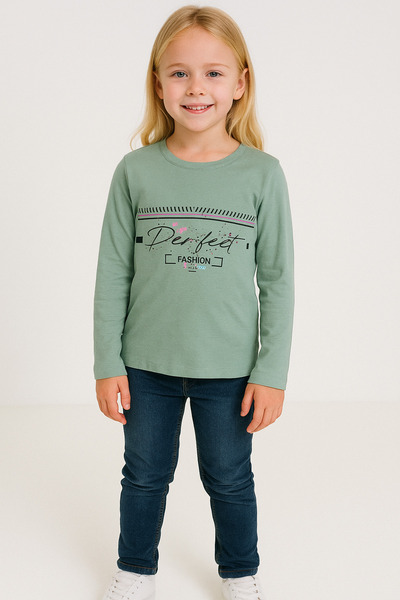 Cici kız Baby Junior Kız Ve Erkek Çocuk Uzun Kollu Mevsimlik Tişört