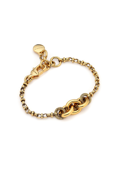 Mon Reve Opal Altın Kaplama Sonsuzluk Zincir Bilezik