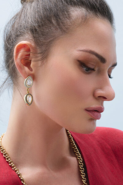 Mon Reve Starlit Grace Damla Zirkon Taş İğneli Küpe