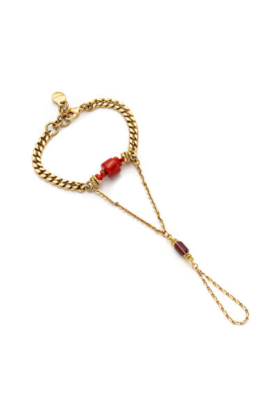 Mon Reve Heritage Mercan Doğaltaş Zincir Şahmeran