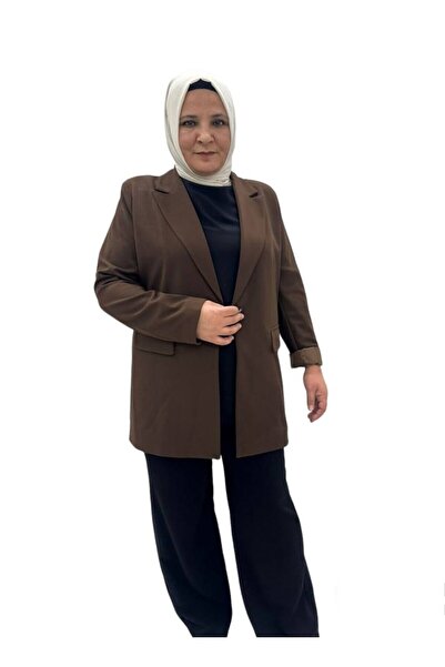 Sevda Kılınç Büyük Beden Blazer Ceket