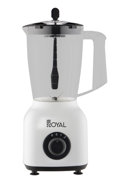 Royal خلاط كهربائي 3 في 1، 2 مستوى سرعة، 1.75 لتر، 400 واط، RA-BG156، أسود/أبيض
