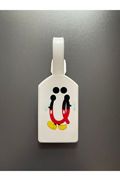 Seyahataksesuar Travel Accessory Mickey Designed Letters Luggage Bag Suitcase Label