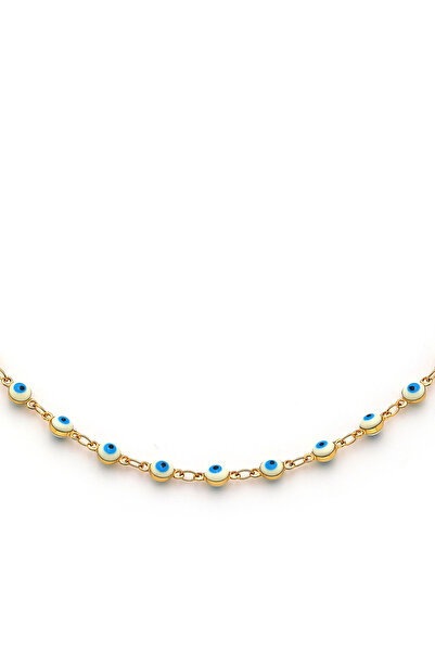 Mon Reve Goodluck Nazar Boncuk Altın Kaplama Kolye