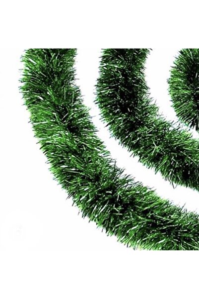 Deniz Party Store ΠΡΑΣΙΝΟ ΧΡΩΜΑ Πρωτοχρονιάτικο Γιρλάντα Στολίδι Δέντρο Μεσαίο Μέγεθος 5 cm 2 m 1 τεμ.