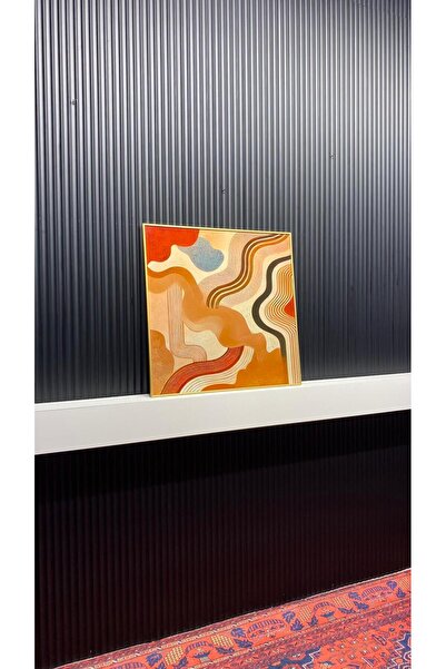 Tablomtr Digital Printed Metal Framed Glass Single Decorative Table - Terrane