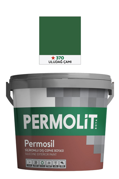 Permolit Permosil Silikonlu Dış Cephe Boyası, Uzun Ömürlü Koruma, | 3,5Kg - 1...