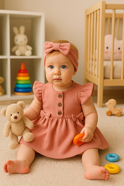 HappyMom Fiyonklu Elbise