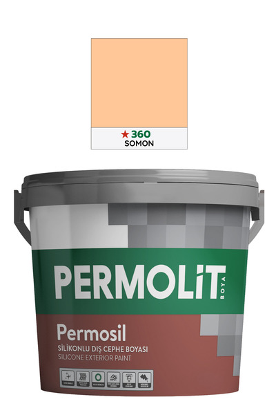 Permolit Permosil Silikonlu Dış Cephe Boyası, Uzun Ömürlü Koruma, | 3,5Kg - 1...