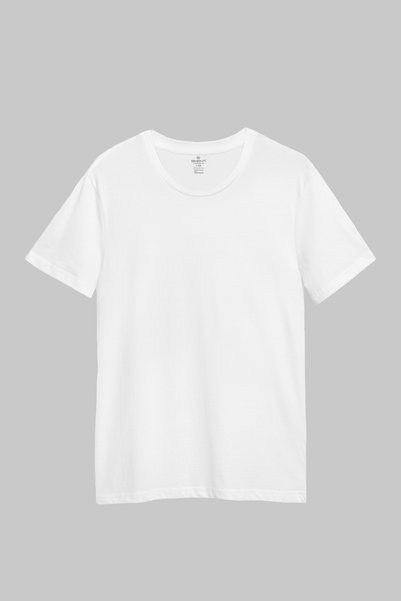 SİMENTİ Simenti Premium 6 Pack Men's Undershirts White 100% Cotton Underwear